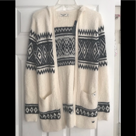 abercrombie kids Other - Abercrombie Kids girls’hooded cardigan sweater